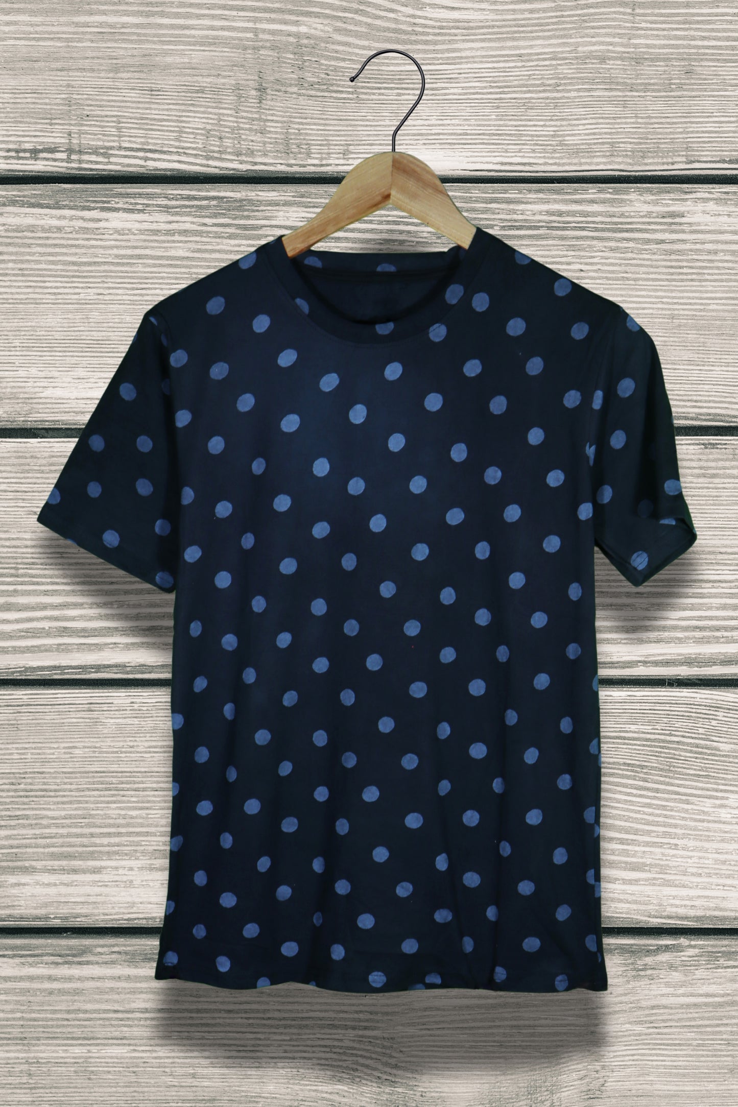 Men's Elegant Dot Style Printed T-shirt