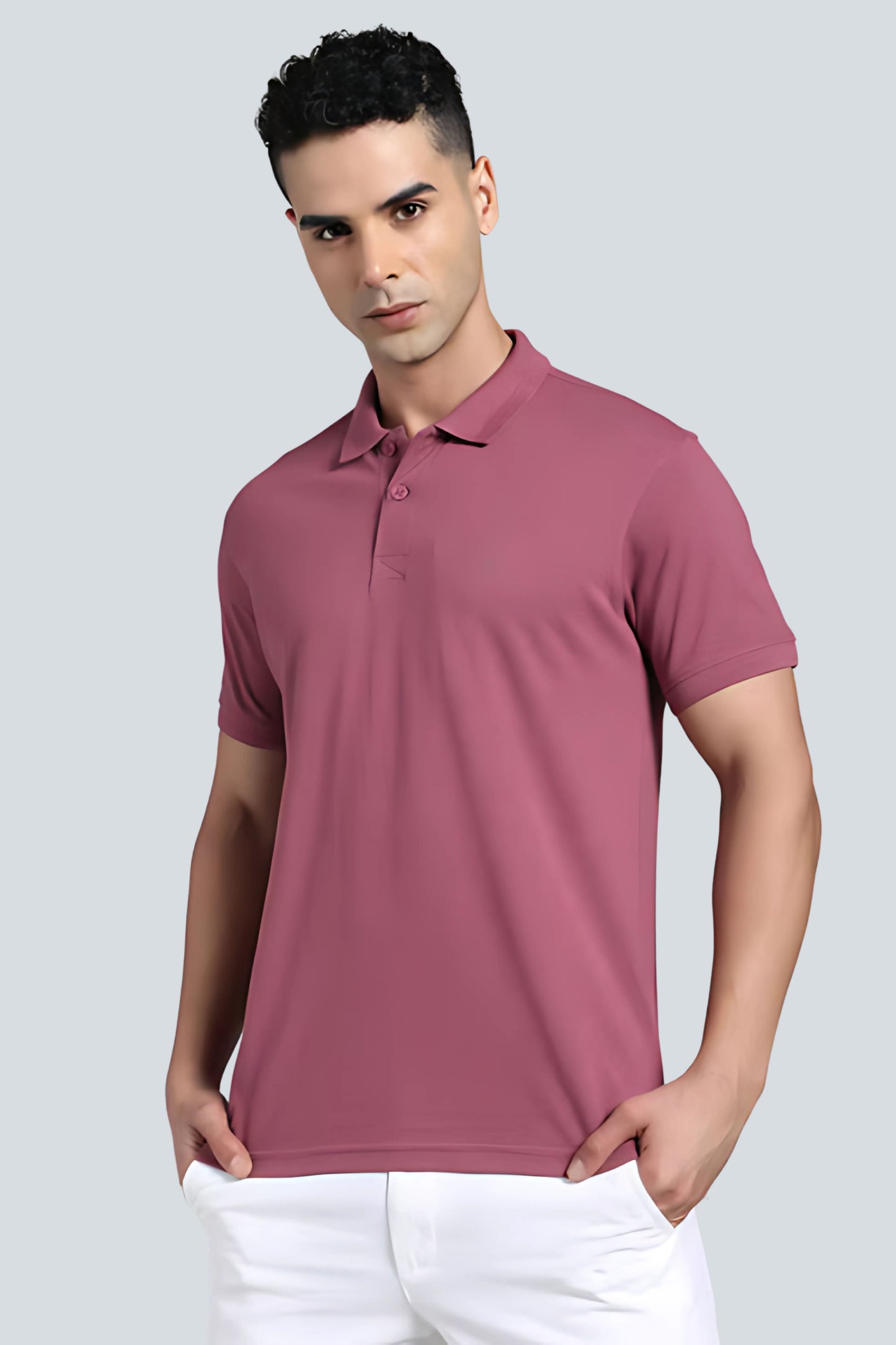 Pink Classic Polo T-shirt
