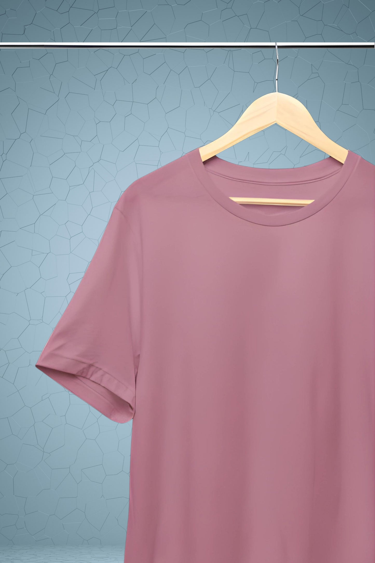 Lilac Solid Men's T-shirt