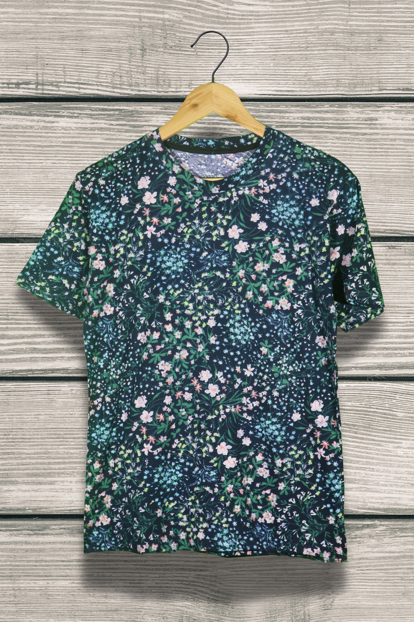 Men's Trendy Floral Printed T-shirt