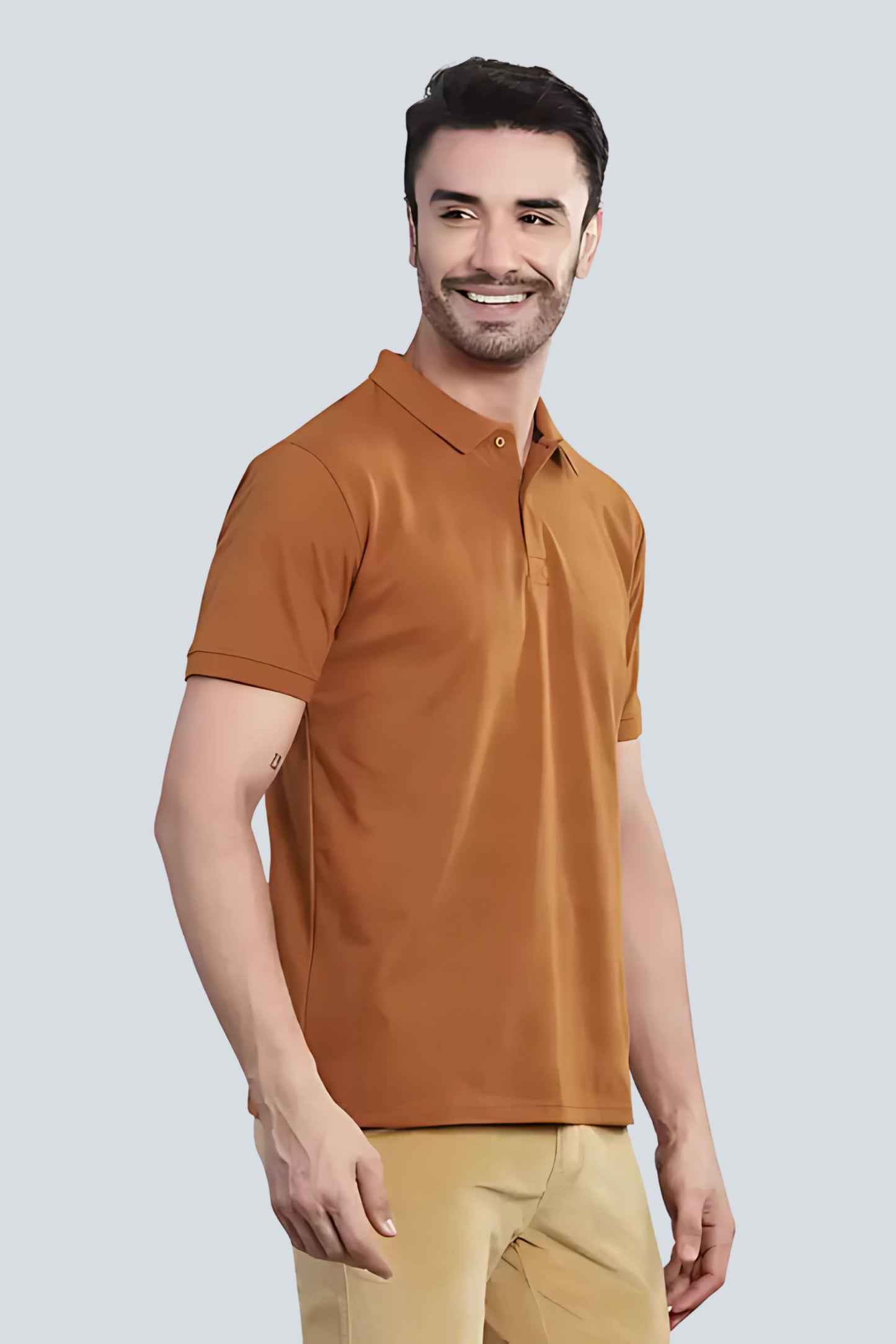 Classic Brown Polo T-shirt
