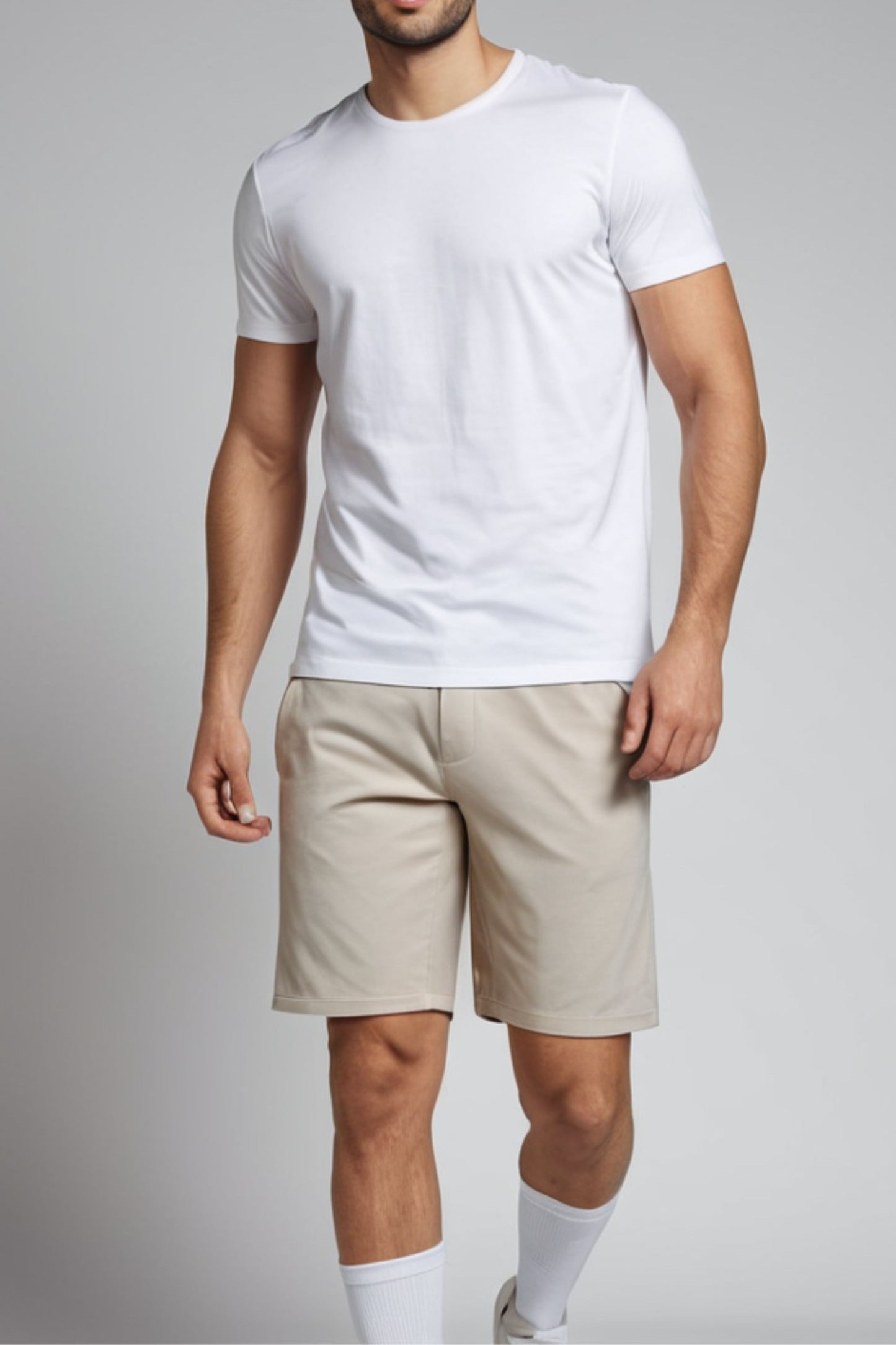 Men's White Boxer