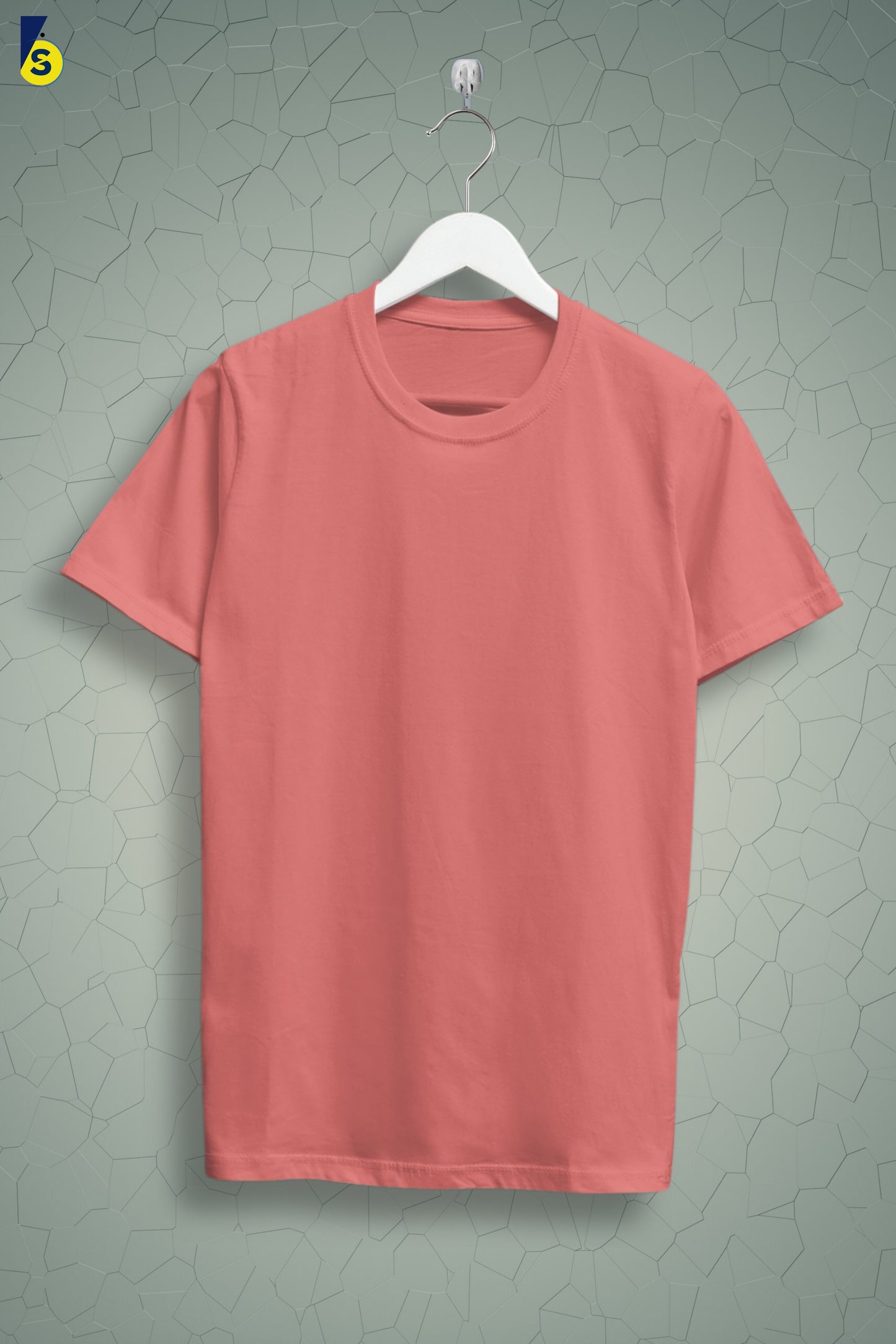 Dark Orange Solid Men's T-shirt
