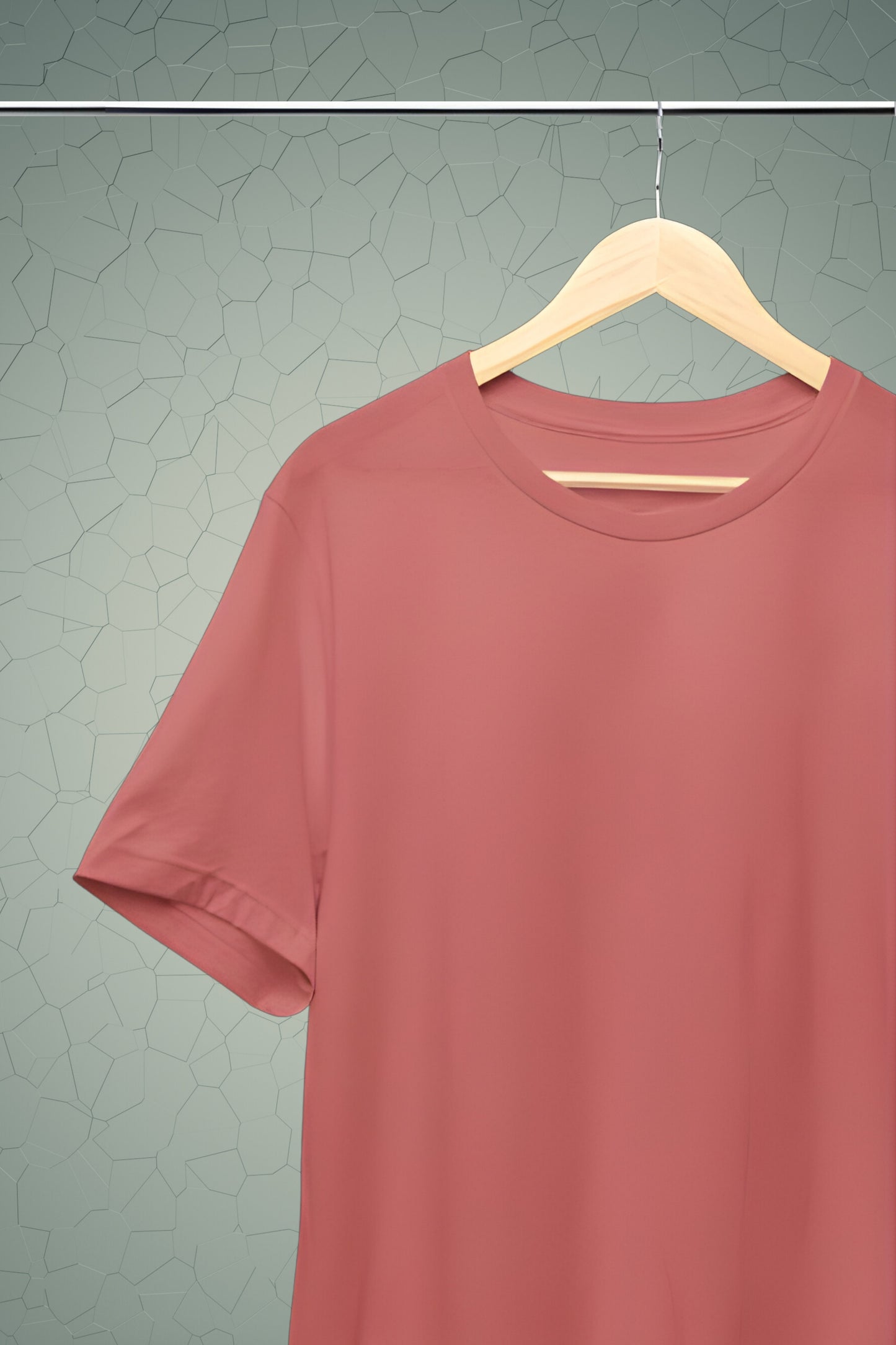 Dark Orange Solid Men's T-shirt