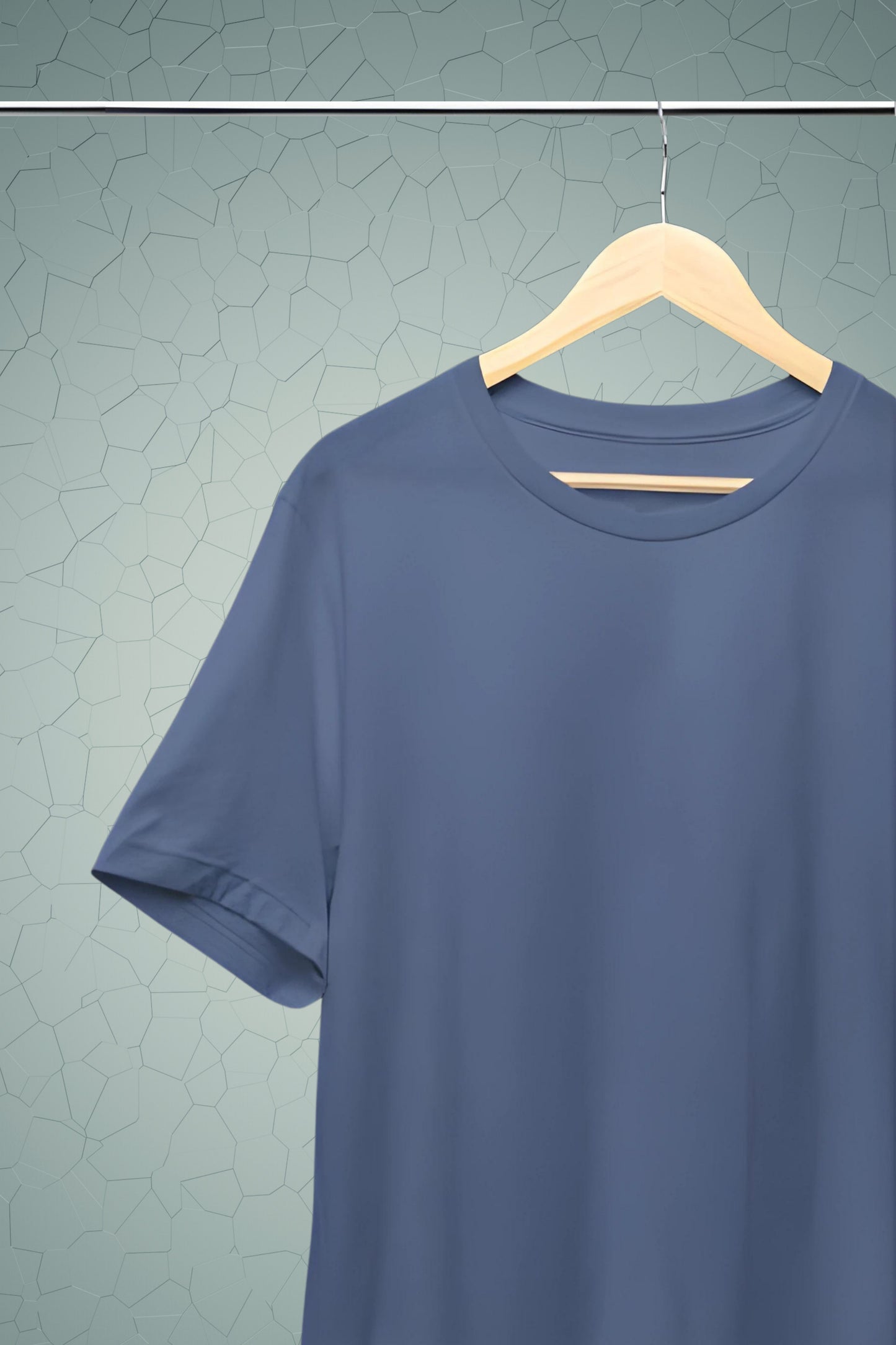 Dusk Blue Solid Men's T-shirt