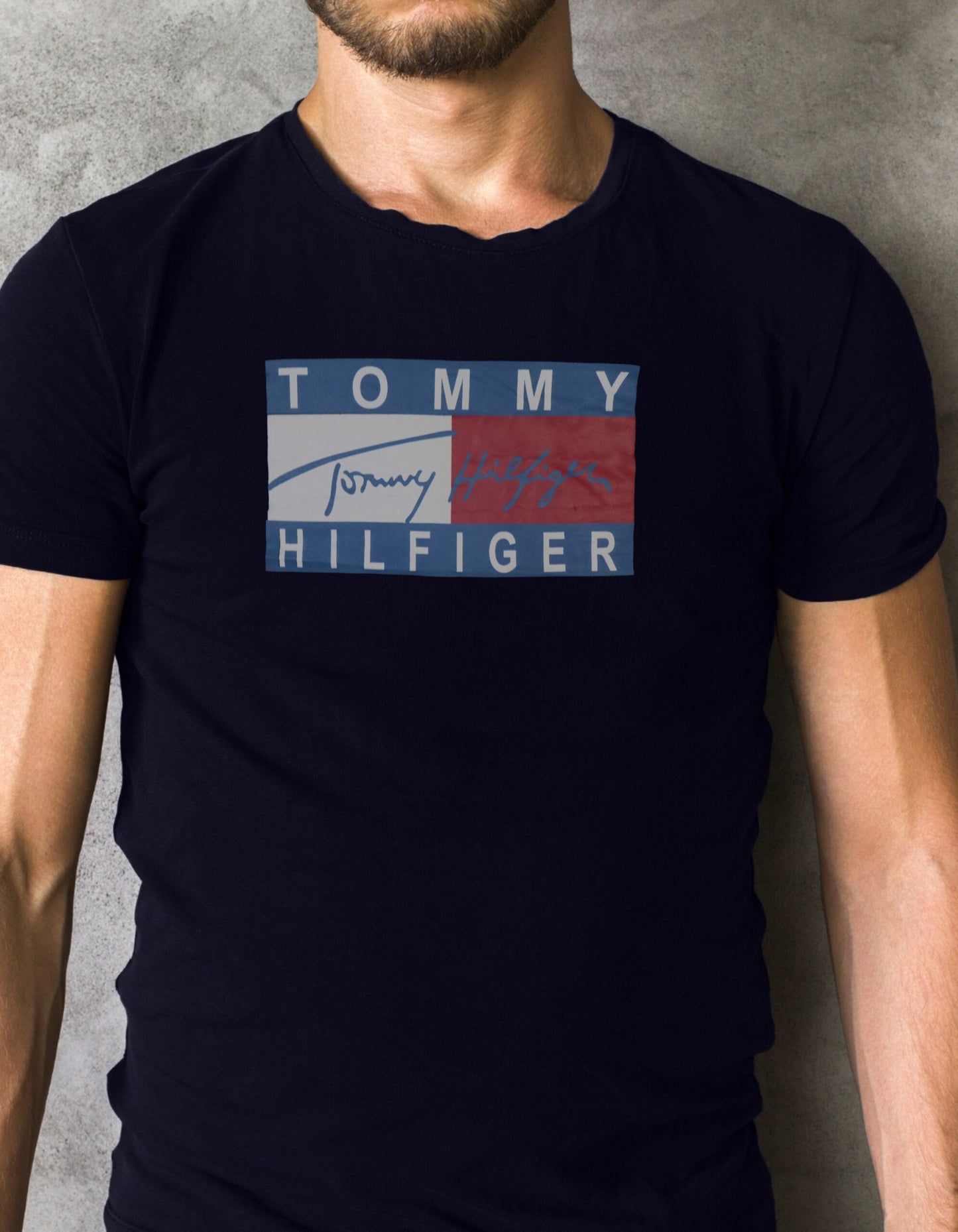 Exclusive x Tommy Navy Blue T-shirt