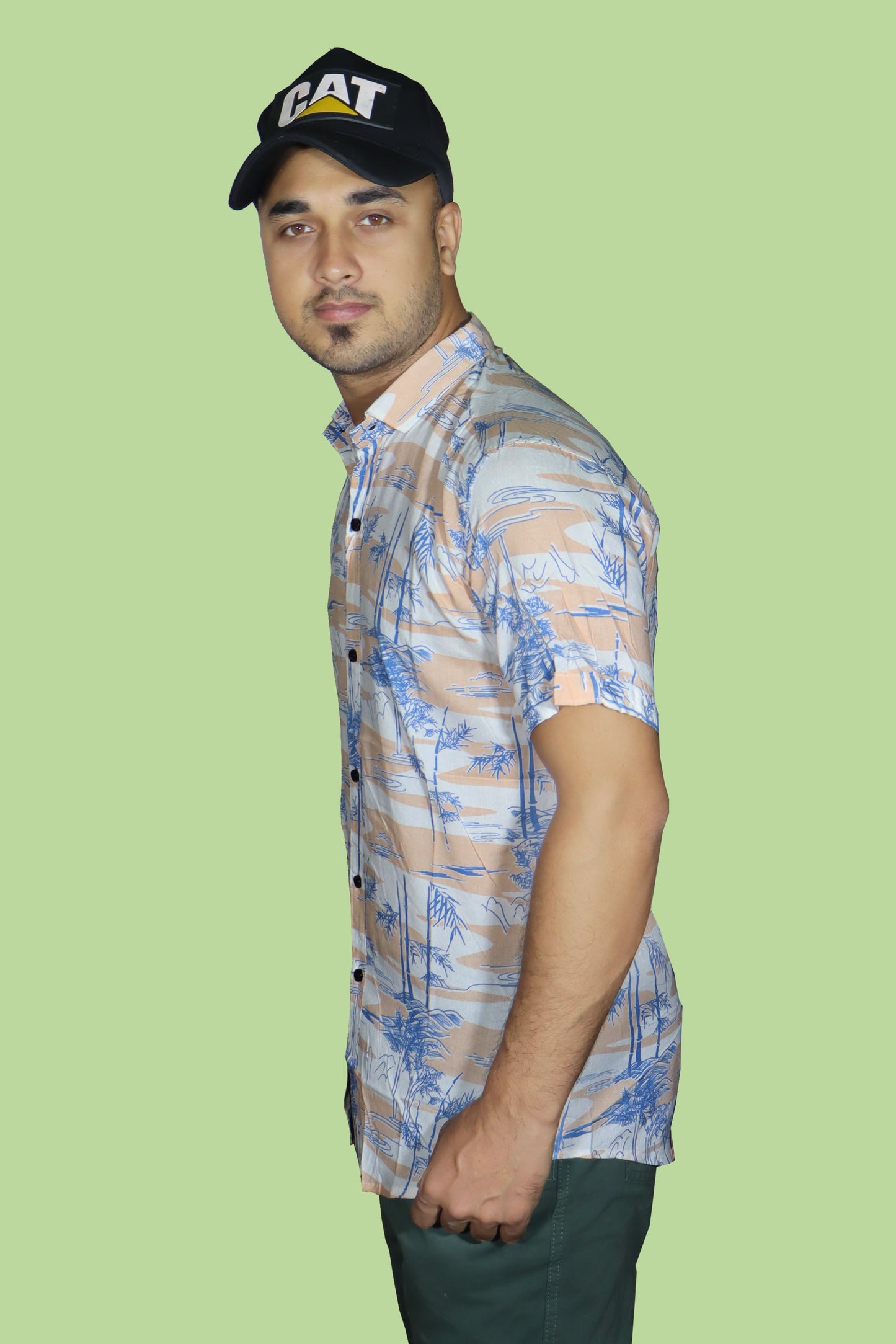 Men's Partywear Printed Shirt