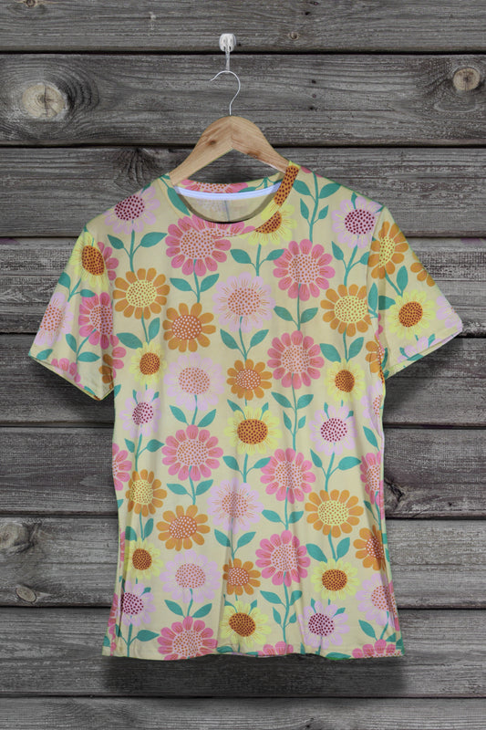 Men's Classy Floral Printed T-shirts