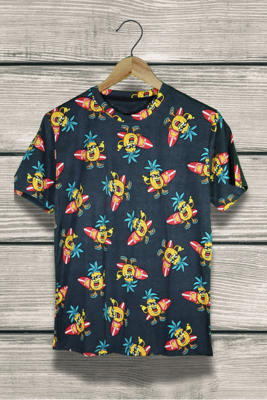 Men's New Funky Printed Cotton T-shirts