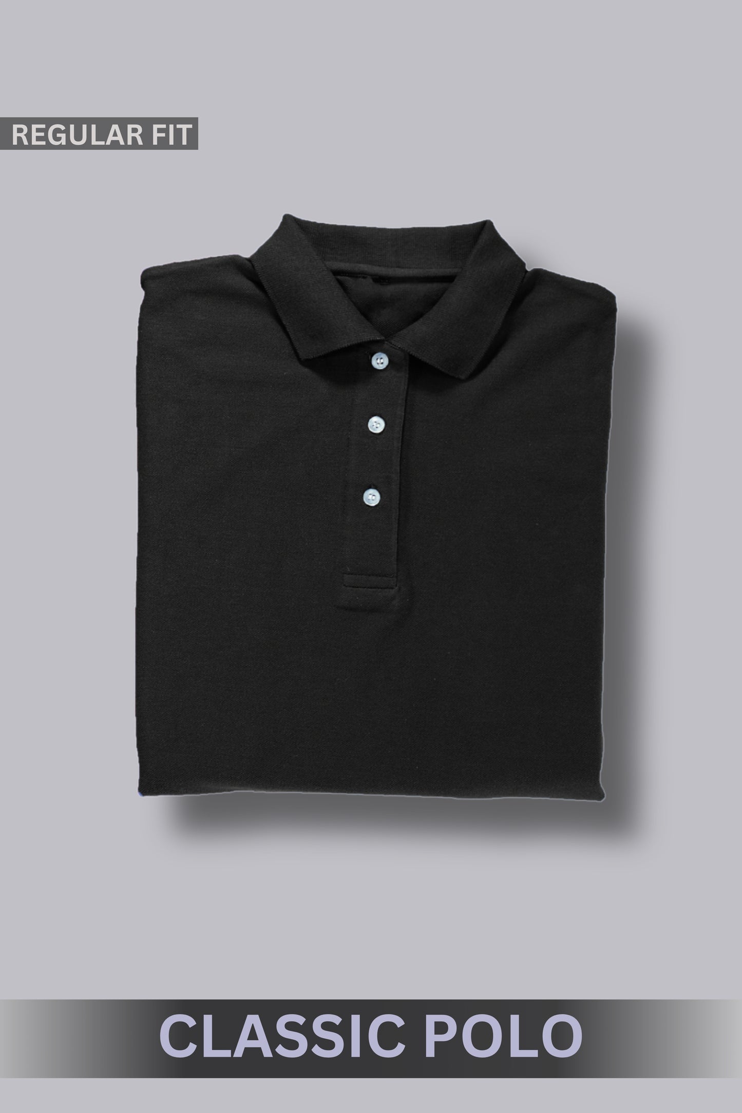 Black Classic Polo T-shirt