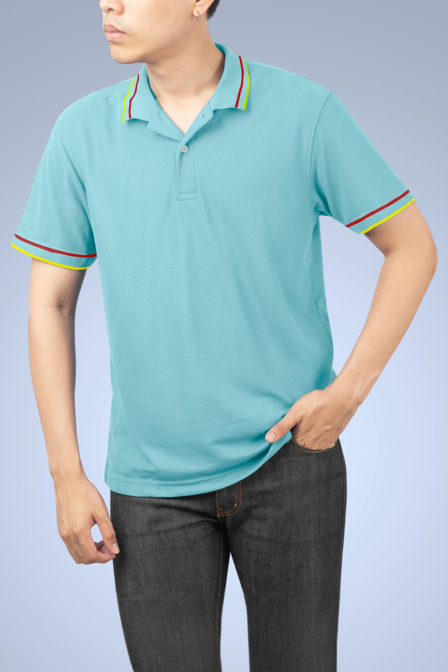 Sky Blue Classic Polo T-shirt