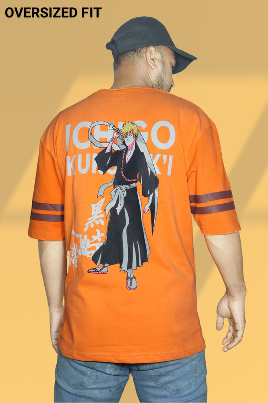 Ichigo Orange BleachX Oversized T-shirt.