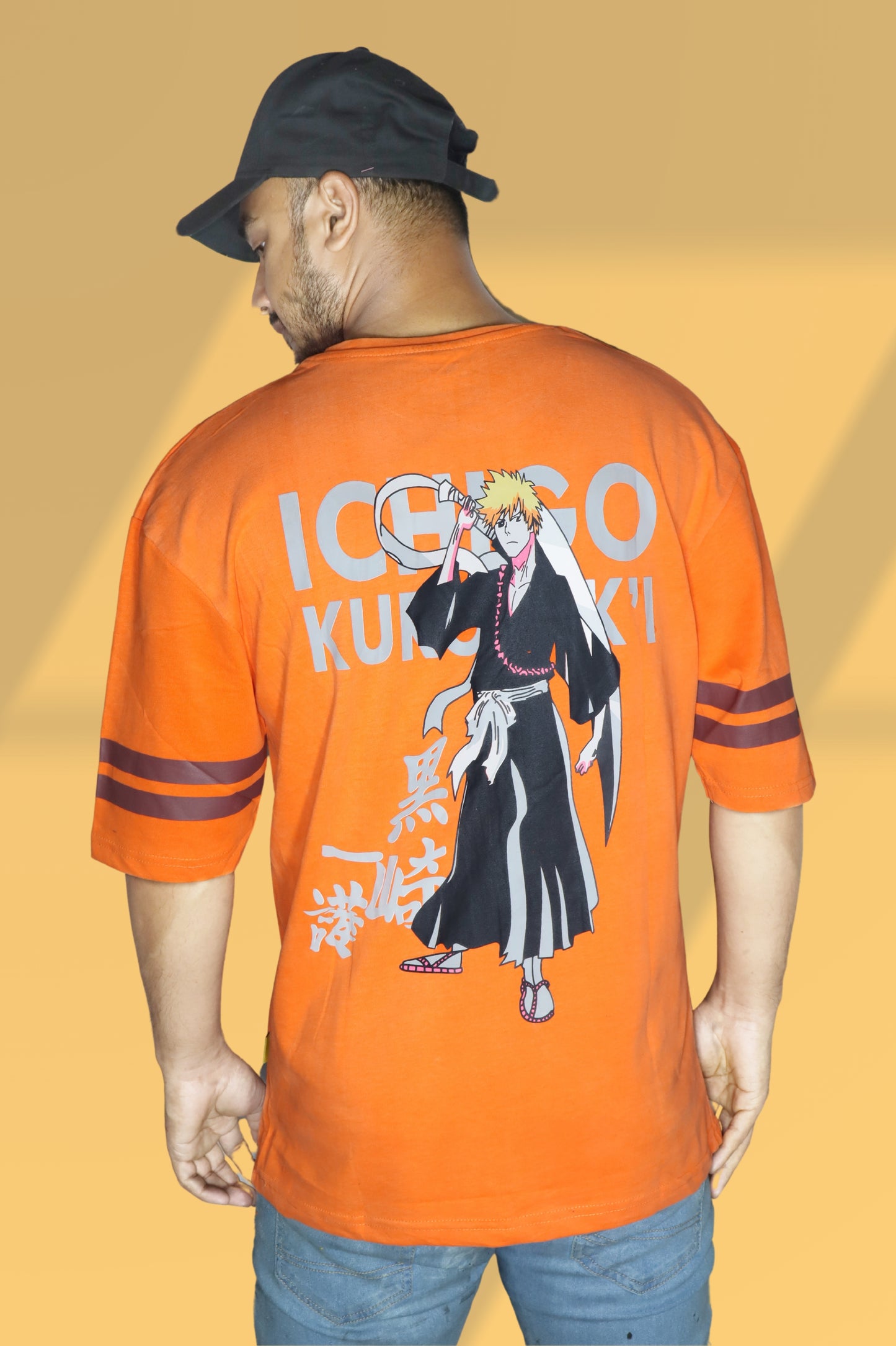 Ichigo Orange BleachX Oversized T-shirt.