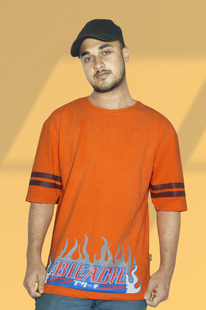 Ichigo Orange BleachX Oversized T-shirt.