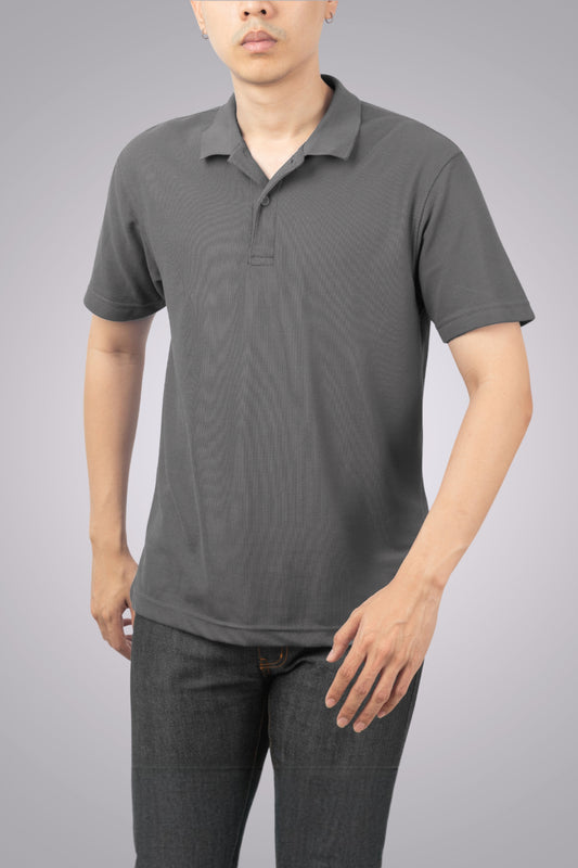 Slate Gray Classic Polo T-shirt