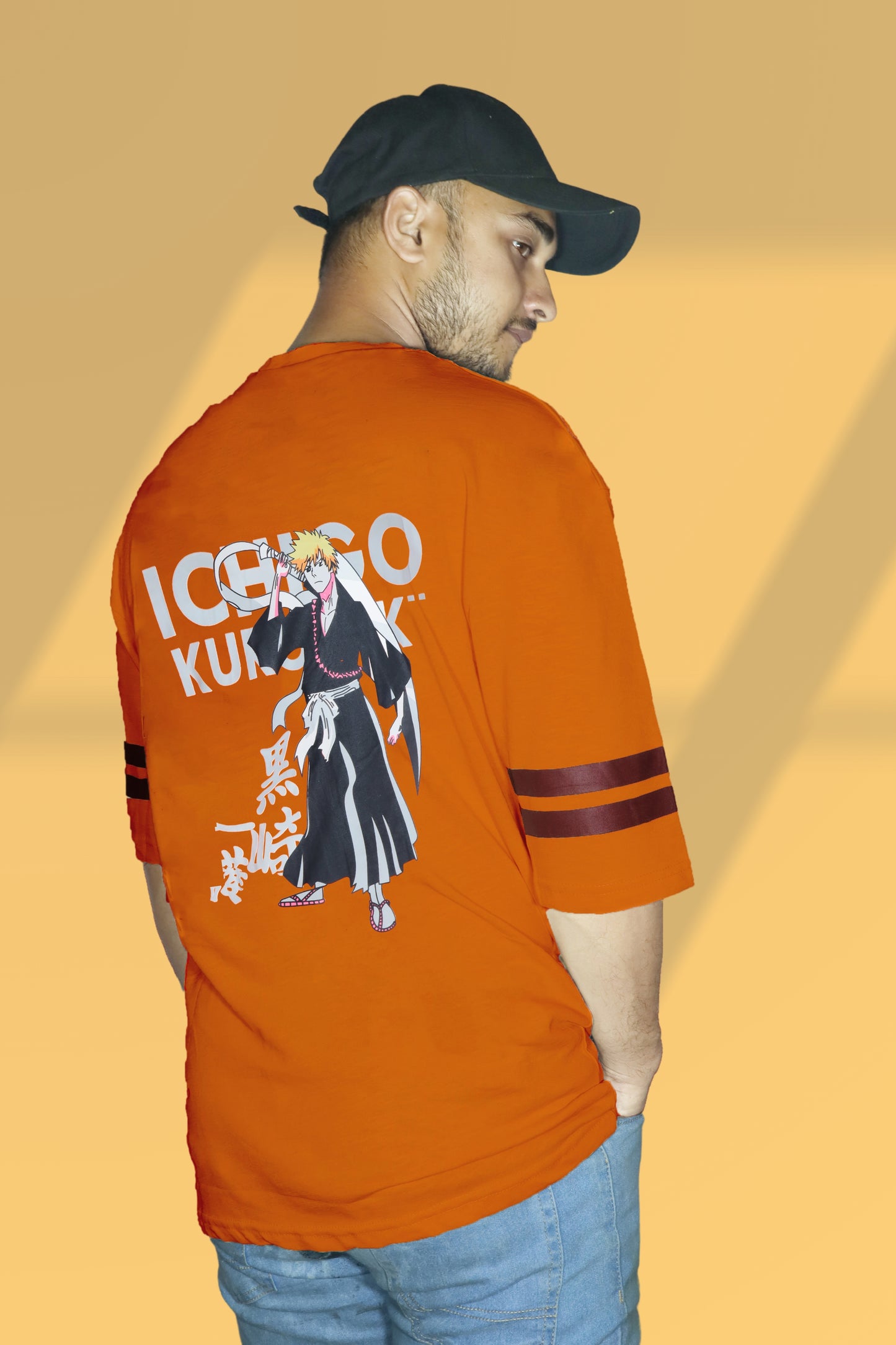 Ichigo Orange BleachX Oversized T-shirt.