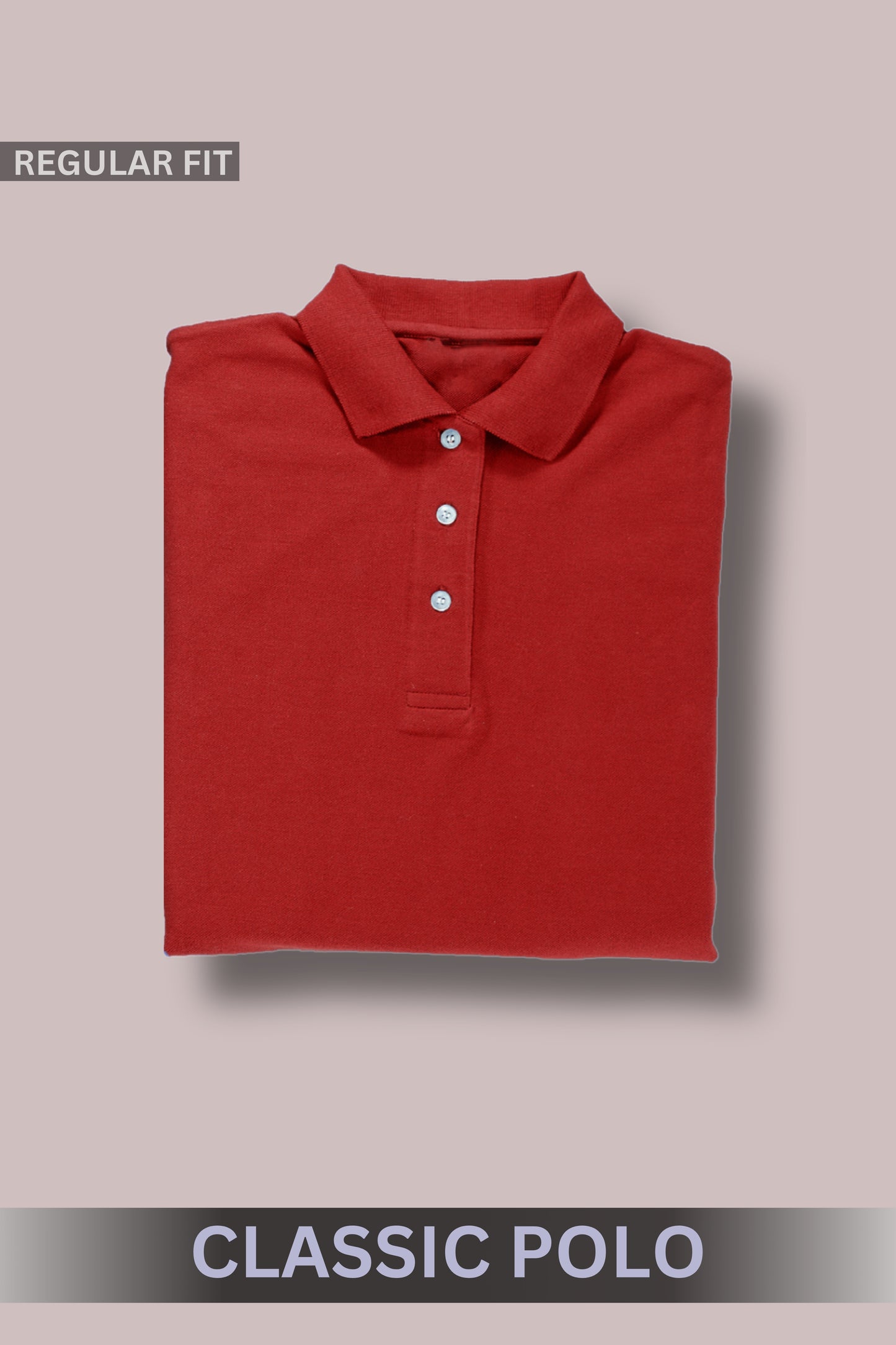 Red Classic Polo T-shirt