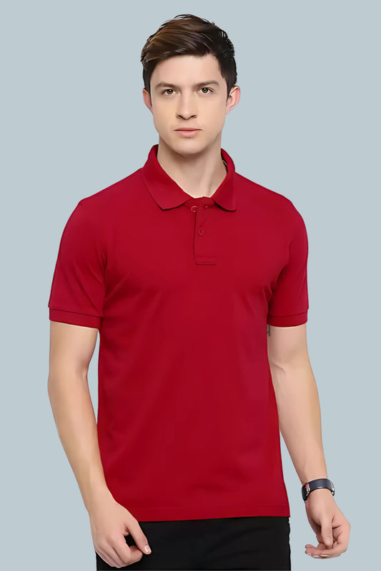 Red Classic Polo T-shirt