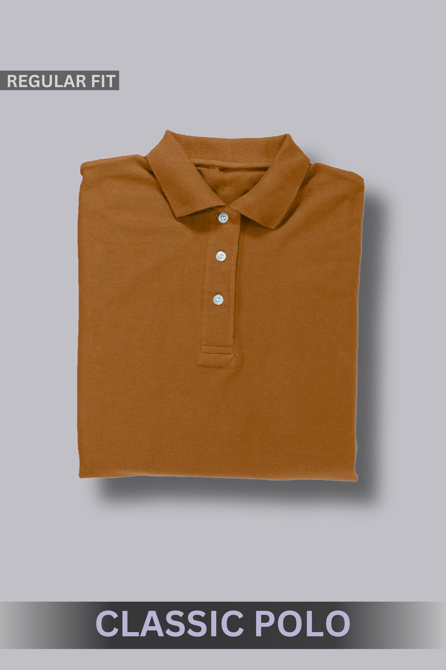 Classic Brown Polo T-shirt