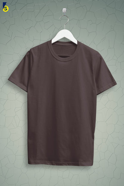 Russet Solid Men T-shirt - Adventure Series