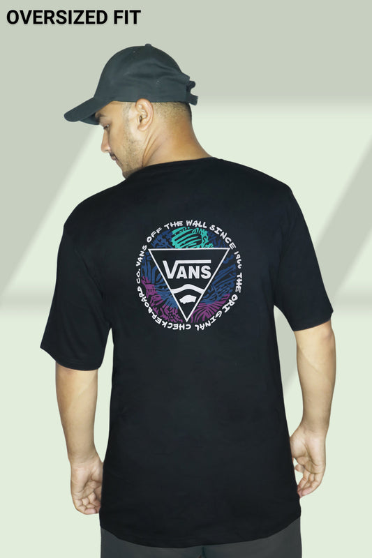 Black Vans The Wall X Bluespce Exclusive Oversized T-shirt