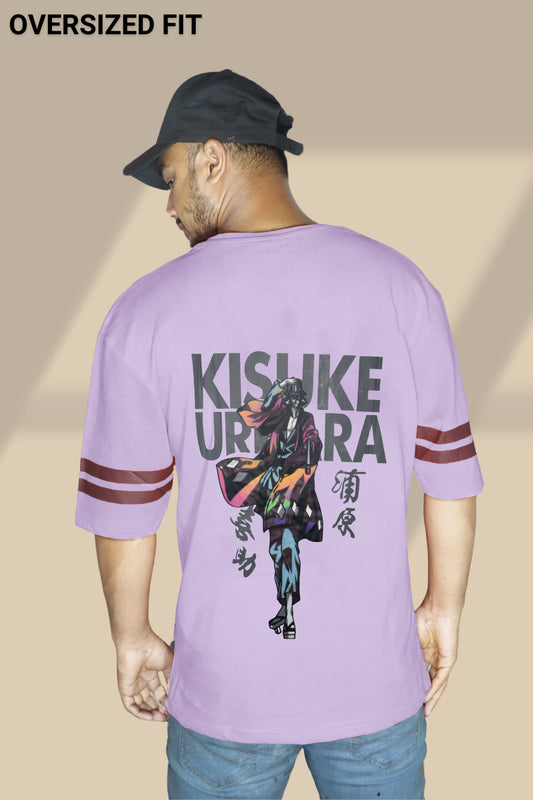 Orchid Kisuke Bleach X Oversized T-shirt