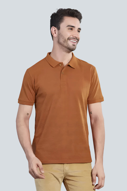 Classic Brown Polo T-shirt