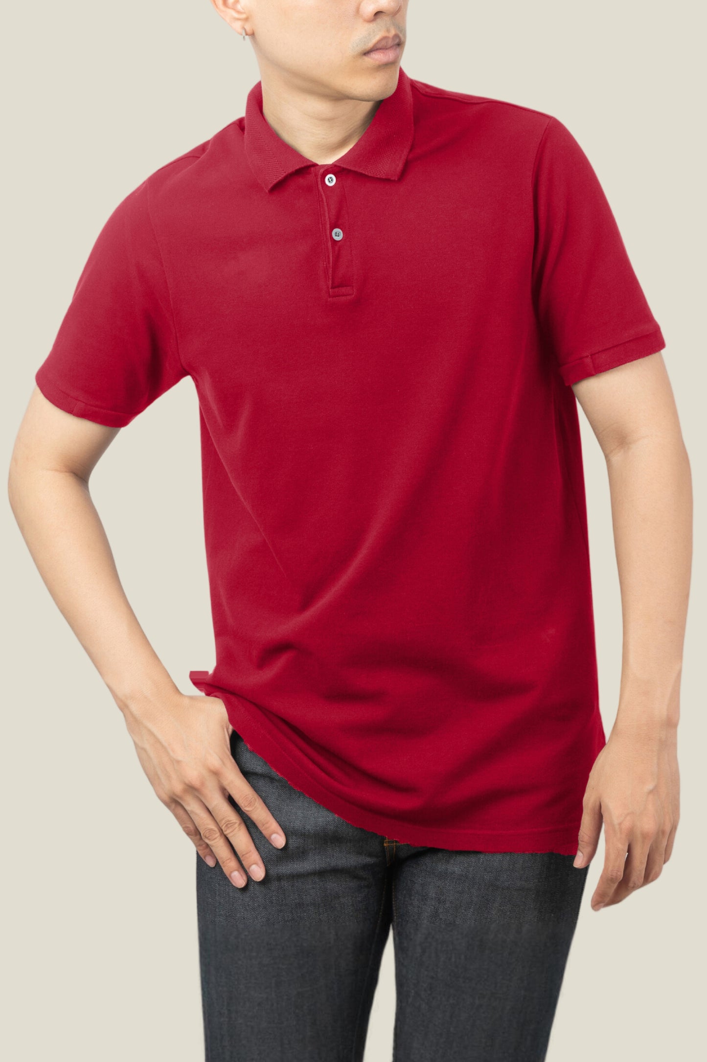 Red Classic Polo T-shirt