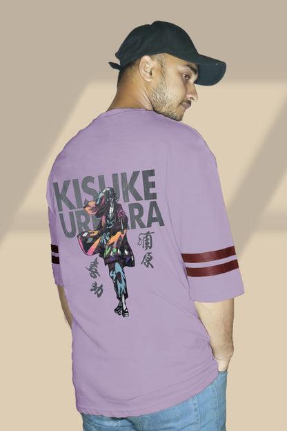 Orchid Kisuke Bleach X Oversized T-shirt