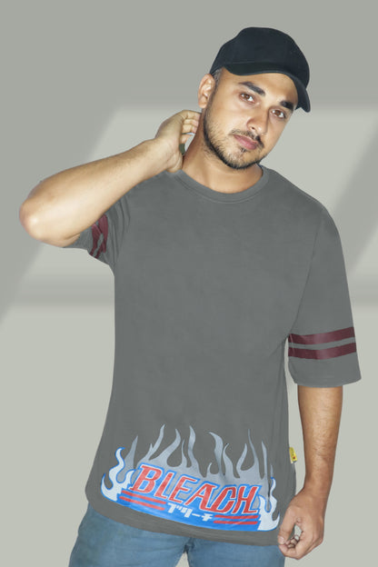 Ichigo Stone Blue Oversized T-shirt.