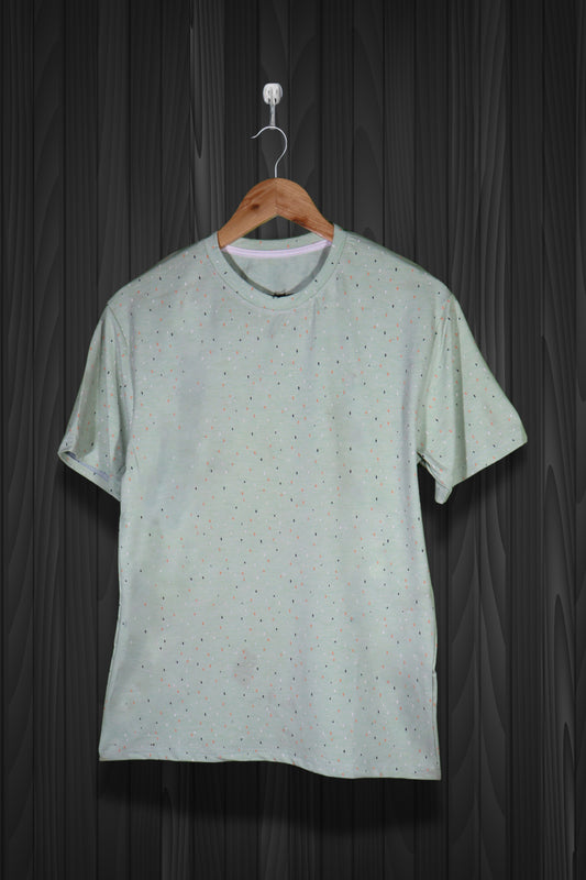 classic Graceful Dot Printed T-shirts For Men's