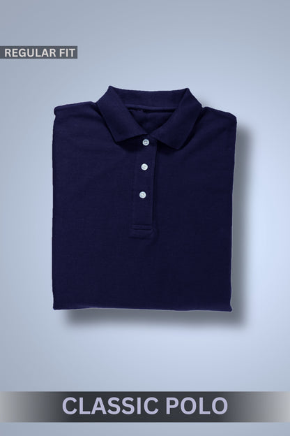 Blue Classic Polo T-shirt