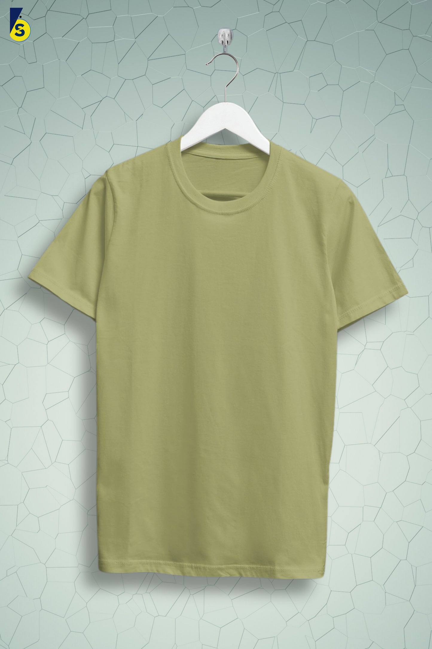 Dark Khaki Solid Men T-shirt - Adventure Series