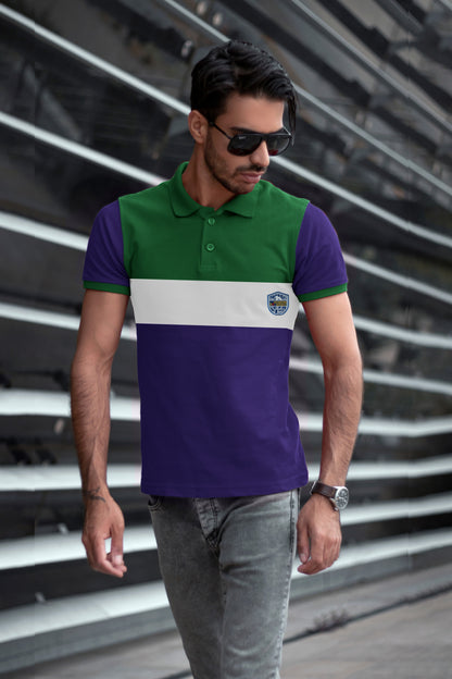 Green & Purple Polo T-Shirt Timeless Edition