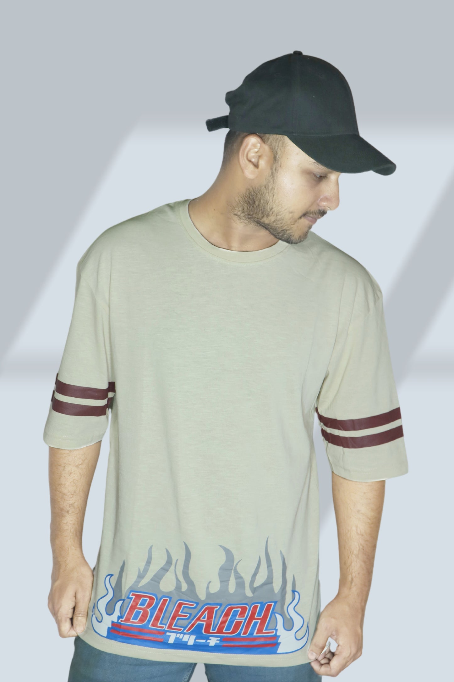 Sand White Oversized Bluespce X T-shirt