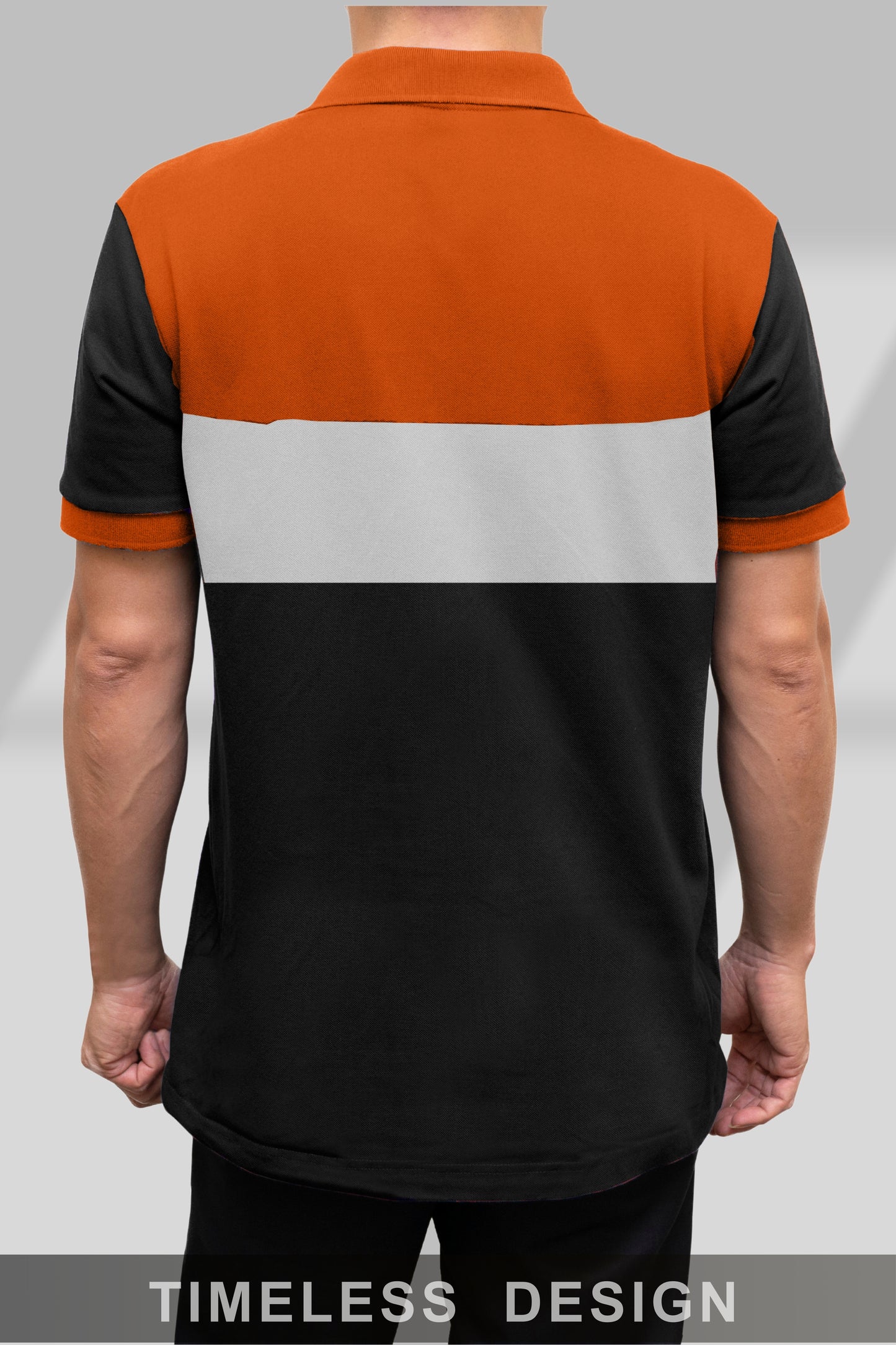 Orange & Black Polo T-Shirt Timeless Edition