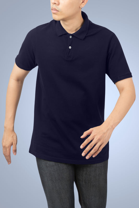 Blue Classic Polo T-shirt