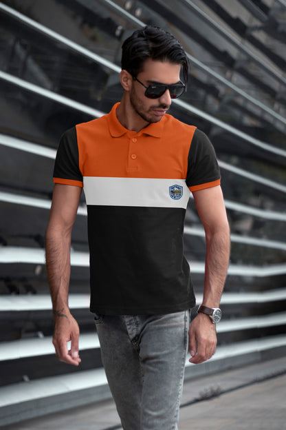 Orange & Black Polo T-Shirt Timeless Edition