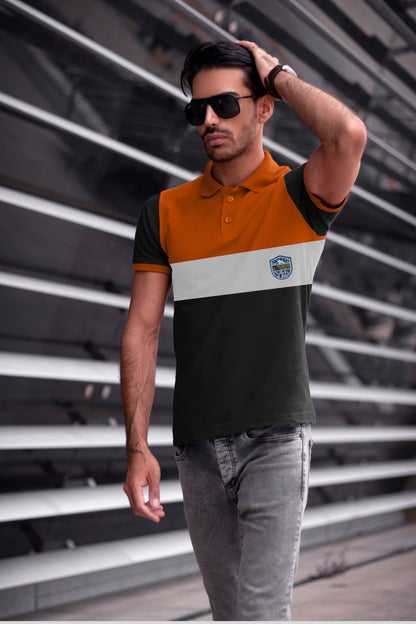 Orange & Black Polo T-Shirt Timeless Edition