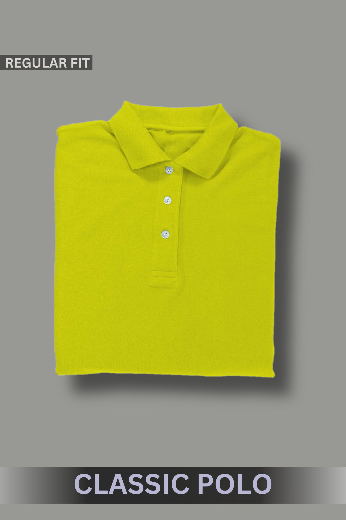 Yellow Classic Polo T-shirt