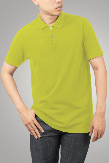 Yellow Classic Polo T-shirt