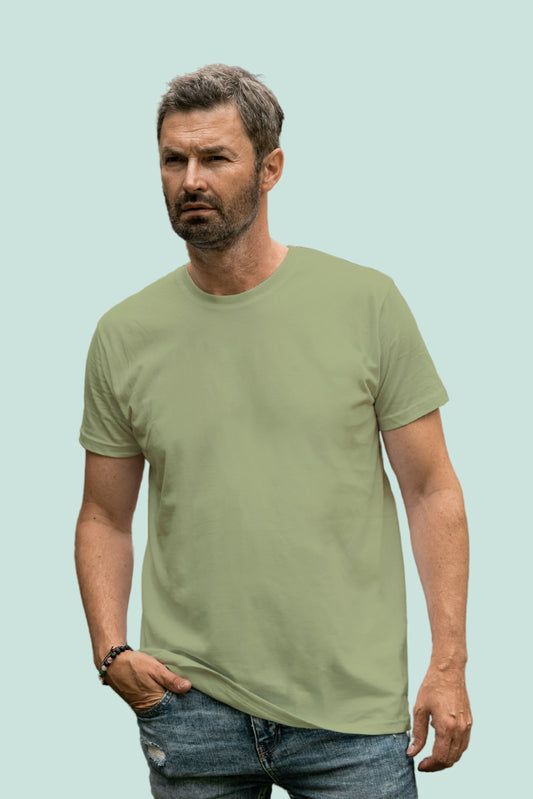 Mint Solid Men T-shirt - Adventure Series