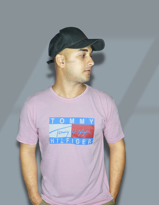 Tommy X Bluespece Exclusive Men's Pink T-shirt