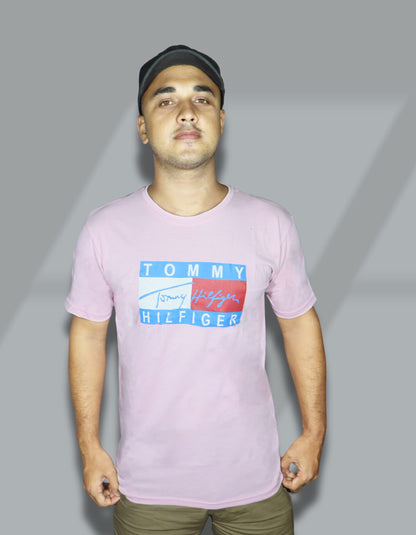 Tommy X Bluespece Exclusive Men's Pink T-shirt