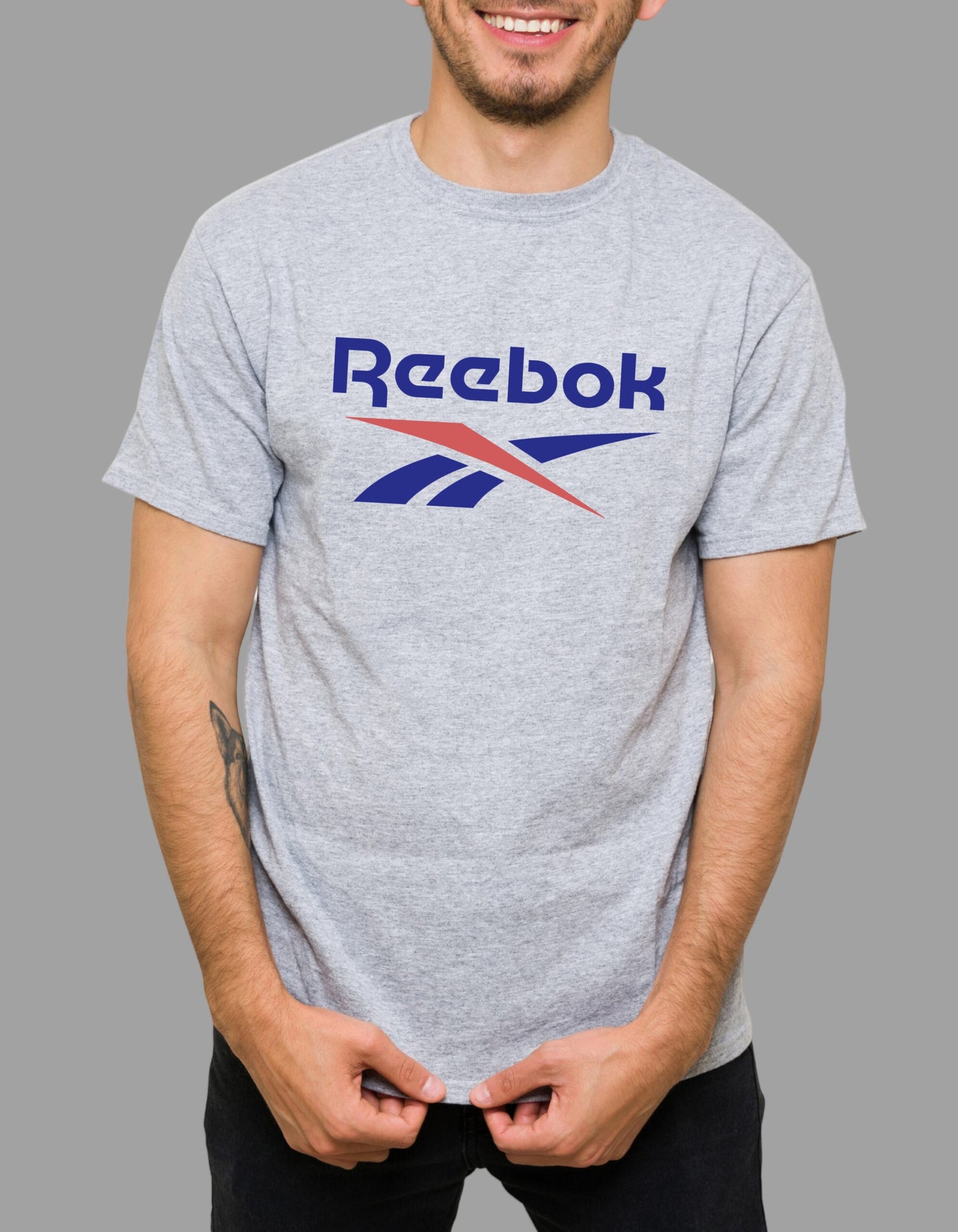 Reebok X Bluespece Exclusive Men's Grey T-shirt