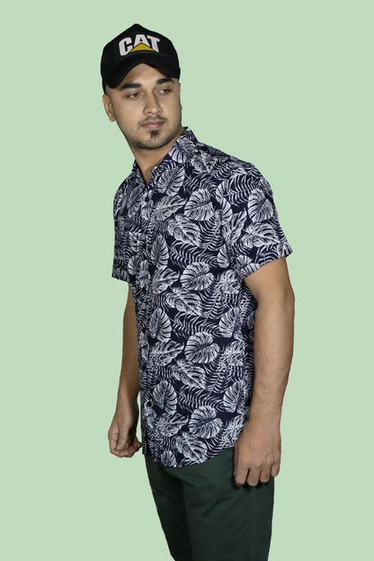 Men's Printed Classic  Cotton Shirt