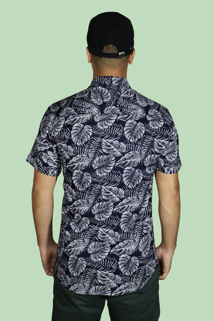 Men's Printed Classic  Cotton Shirt