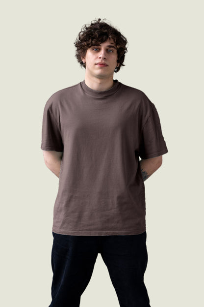 Russet Solid Men T-shirt - Adventure Series